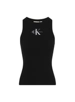 Calvin Klein MONOLOGO RIB TANK TOP Tişört Kadın