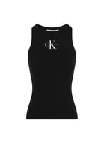 Calvin Klein MONOLOGO RIB TANK TOP Tişört Kadın