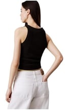 Calvin Klein MONOLOGO RIB TANK TOP Tişört Kadın