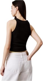 Calvin Klein MONOLOGO RIB TANK TOP Tişört Kadın