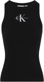 Calvin Klein MONOLOGO RIB TANK TOP Tişört Kadın