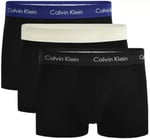 Calvin Klein Paket 3 Boxer Erkek Tripack CK Ürün UU2664G Low Rise Trunk, H4X B.ptm Gry, spc blu, vprs Gry WBS, S, H4x B.ptm Gry, Spc Blu, Vprs Gry Wbs, S