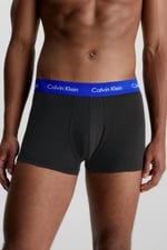 Calvin Klein Paket 3 Boxer Erkek Tripack CK Ürün UU2664G Low Rise Trunk, H4X B.ptm Gry, spc blu, vprs Gry WBS, S, H4x B.ptm Gry, Spc Blu, Vprs Gry Wbs, S