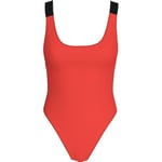 Calvin Klein SCOOP BACK ONE PIECE Mayo Kadın