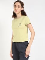 Calvin Klein SCRIPT INSTITUTIONAL BABY TEE Tişört Kadın