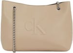 Calvin Klein SCULPTED CHAIN SHOULDER BAG Çanta Kadın
