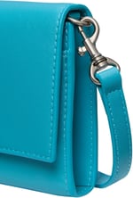 Calvin Klein sculpted long fold strap Kadın Cüzdan Teal Slate 7 CM - Bedenler: 7 CM, Tek Beden