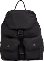 Calvin Klein SPEED CLIP UT FLAP BACKPACK35 NY Erkek Sırt Çantası, Siyah, Tek Beden