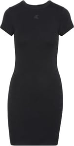 Calvin Klein SS CTN CONTOUR 1X1 RIB SS MINI D Elbise Kadın