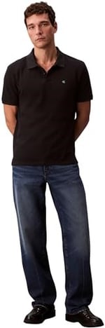 Calvin Klein SS MONOGRAM PIQUE POLO Tişört Erkek