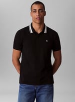 Calvin Klein SS MONOGRAM PIQUE TIPPED POLO Tişört Erkek