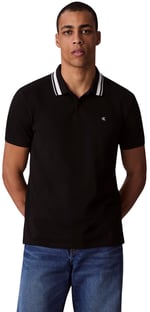 Calvin Klein SS MONOGRAM PIQUE TIPPED POLO Tişört Erkek