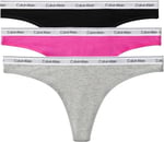 Calvin Klein THONG 3PK Tanga Kadın - Bedenler: 2XL, 3XL, XS, S, M, L, XL
