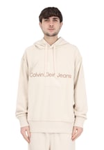 Calvin Klein Wash Monologo Hoodie Sweatshirt Erkek