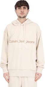 Calvin Klein Wash Monologo Hoodie Sweatshirt Erkek