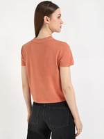 Calvin Klein WASHED PUFF PRINT BABY TEE Tişört Kadın
