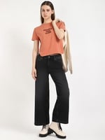 Calvin Klein WASHED PUFF PRINT BABY TEE Tişört Kadın