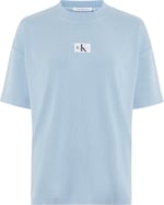 Calvin Klein WASHED RIB LABEL BOYFRIEND TEE T-shirt Kadın