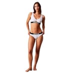 CALVIN KLEIN Women BIKINI Swim Brief, White (Brilliant White), XS