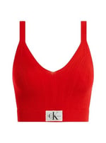 Calvin Klein WOVEN LABEL SWEATER BRALETTE Kazak Kadın
