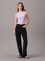 Calvin Klein WOVEN LABEL SWEATER TANK TOP Kazak Kadın