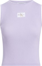 Calvin Klein WOVEN LABEL SWEATER TANK TOP Kazak Kadın