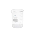 Cam Beher 1000 ml - Kısa Form Isıya Dayanıklı Beaker -%100 Borosilikat Cam