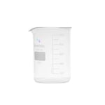 Cam Beher 1000 ml - Kısa Form Isıya Dayanıklı Beaker -%100 Borosilikat Cam