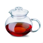 Cam Demlik, Borosilikat Cam, Şeffaf, 1000 ml, Isıya Dayanıklı, Ergonomik Kulplu, Kapaklı Tasarım