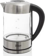 Cam su ısıtıcısı 1,7 litre | %100 BPA içermez | 2200 Watt | Renk değişimli LED aydınlatma | Paslanmaz çelik | Çaydanlık | Sıcak tutma fonksiyonu | Sıcaklık ayarı (60°C-100°C)