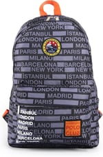 CAMBRIDGE POLO CLUBCPO4029 Unisex Yetişkin Sırt Çantası, Siyah, Standart