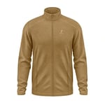 Camel Tam Fermuarlı Unisex Polar
