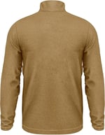 Camel Tam Fermuarlı Unisex Polar
