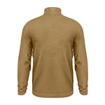 Camel Tam Fermuarlı Unisex Polar