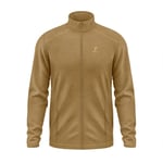 Camel Tam Fermuarlı Unisex Polar