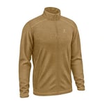 Camel Tam Fermuarlı Unisex Polar