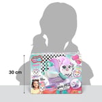 Canal Toys - Airbrush Plush Hair'iffic Salon – Çocuklara uygun pelüş hayvan, pille çalışan airbrush, şablonlar ve yıkama istasyonu, yaratıcı ve tekrar kullanılabilir (6 yaşından itibaren)
