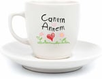 Canım Annem Krem Türk Kahvesi Fincanı - Anneler Günü Hediyesi Kupa Fincan