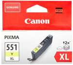 Canon CLI-551XL Y Yüksek Kapasiteli Orijinal Sarı Mürekkep Kartuşu 6446B001