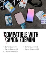 Canon ZINK PAPER Fotoğraf Kağıdı (20 Adet) - Seçenekler: 20'li, 50'li