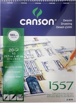 Canson 1557 Resim Ve Çizim Blok 180Gr A4 20Yp Üstten Spiralli Resim Defteri - Seçenekler: a4, a3, a5