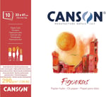 Canson 200857222 Figueras – Oelmalpapier, 33 x 41 cm, doğal beyaz - Seçenekler: 33x24cm,, 41x33cm