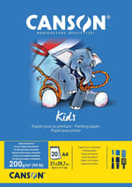 Canson 400015588 Hobi, Boyama Kağıdı, A4, Beyaz