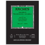 Canson Arches Suluboya Defteri, 23 X 31Cm, 12 Sayfa, 300Gr