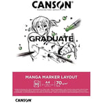 Canson Layout Blok, A4, 50 Yaprak, Ekstra Düz, 70 g