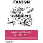 Canson Layout Blok, A4, 50 Yaprak, Ekstra Düz, 70 g