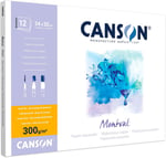 Canson Pad Canmontv 12S 24X32 300G Suluboya Blokları - Seçenekler: Spiral ciltli, Tek taraflı yapıştırma....