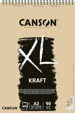 Canson Spp Canxl Kraft 60S A4 90G Brun Kraft Blok - Seçenekler: DIN A5, 210 x 309 mm, 297 x 432 mm