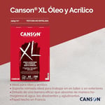 CANSON XL® Huile & Acrylique, yağlı ve akrilik boya bloğu, DIN A4, 30 yaprak, 290 g/m² - Seçenekler: DIN A4, DIN A3