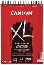 CANSON XL® Huile & Acrylique, yağlı ve akrilik boya bloğu, DIN A4, 30 yaprak, 290 g/m² - Seçenekler: DIN A4, DIN A3
